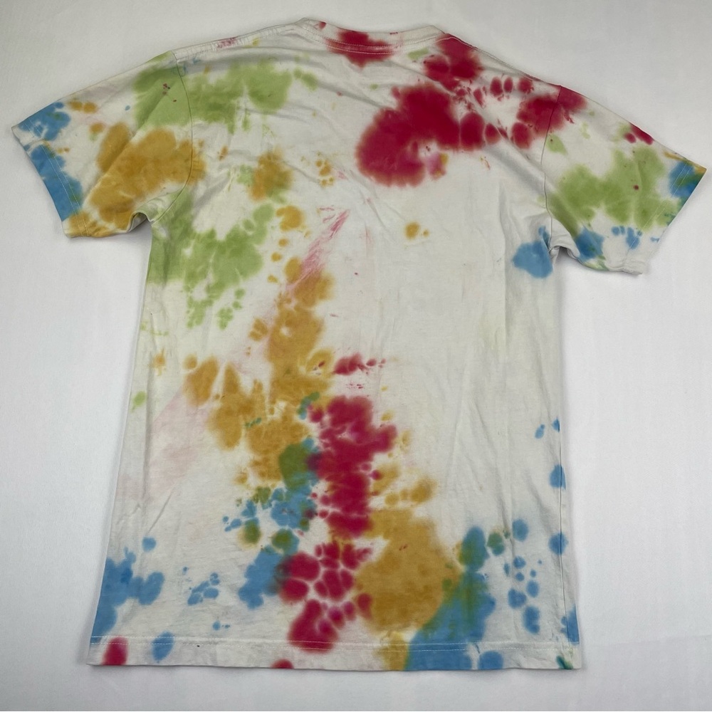 STANCE The Crew T Shirt Size M Grim Reaper Tie Dye Crew Graphic Tee White - Picture 4 of 5